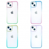 Gradient Crystal Case iPhone 14 Blue/Pink
