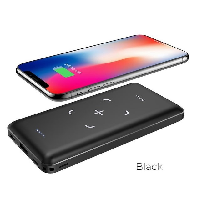 hoco. PowerBank J50 Surf+Wireless 10000mAh Black - 3