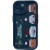 TPU Merry Christmas iPhone 14 Black (4-Head)