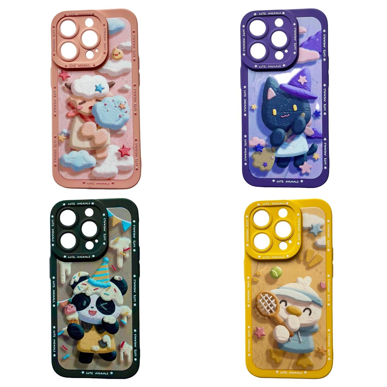 Cute Animals iPhone 11 Pro Max Black - 4