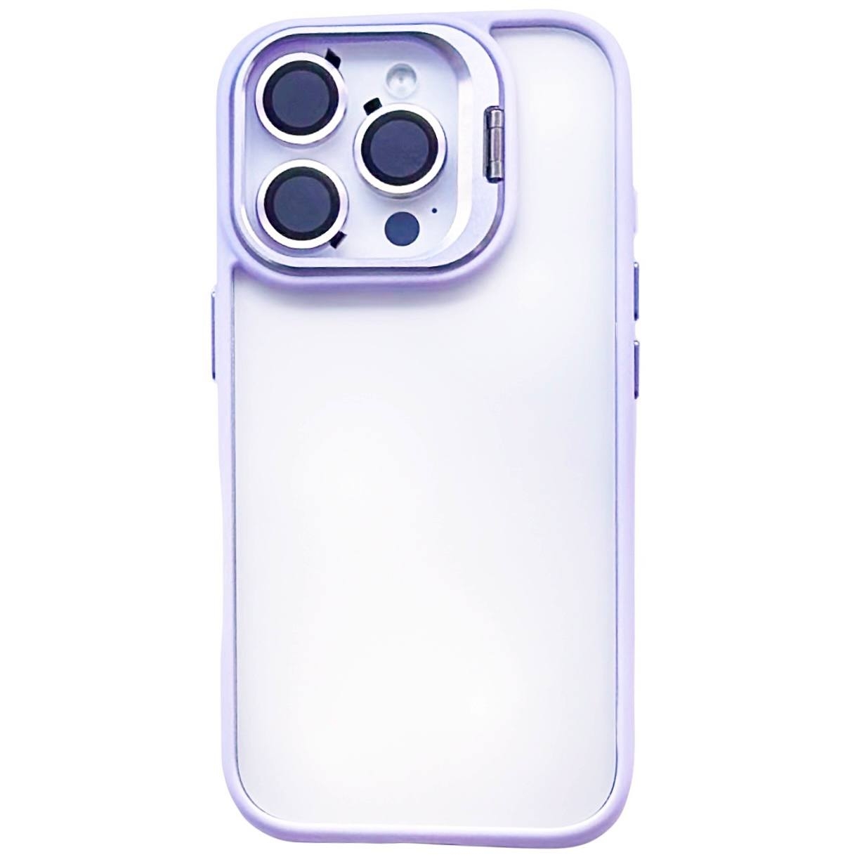 Crystal Case + Lens Set iPhone 12 Pro Max Violet - 1