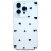 TPU Transparent Hearts iPhone 14 Pro Black